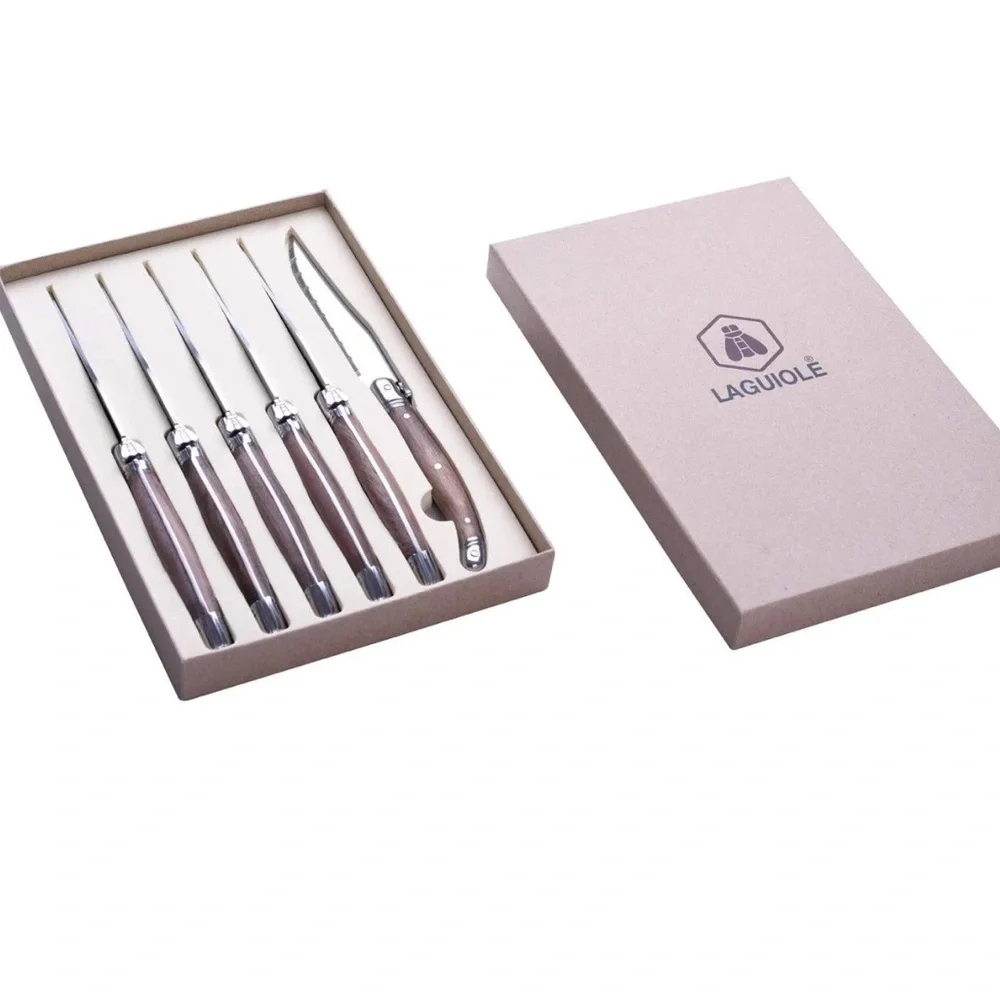 New Laguiole Steak Knives, Set Of Six